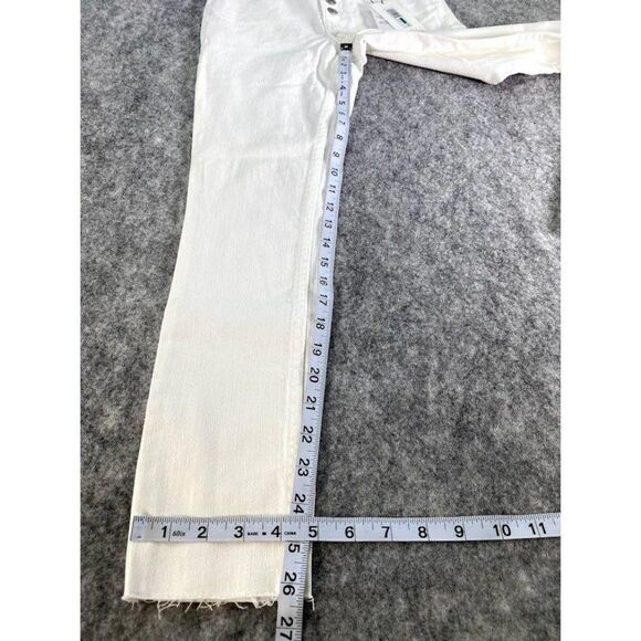 Calvin Klein Ankle Jeans‎ 24 XS White Raw-Hem - Picture 6 of 11